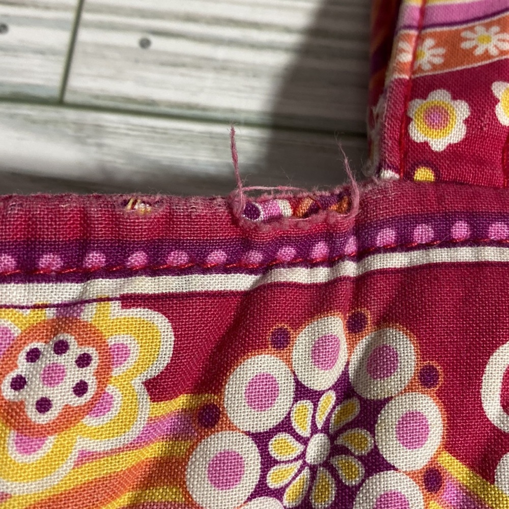 Vera Bradley Retired Pattern Raspberry Fizz Xl To… - image 6
